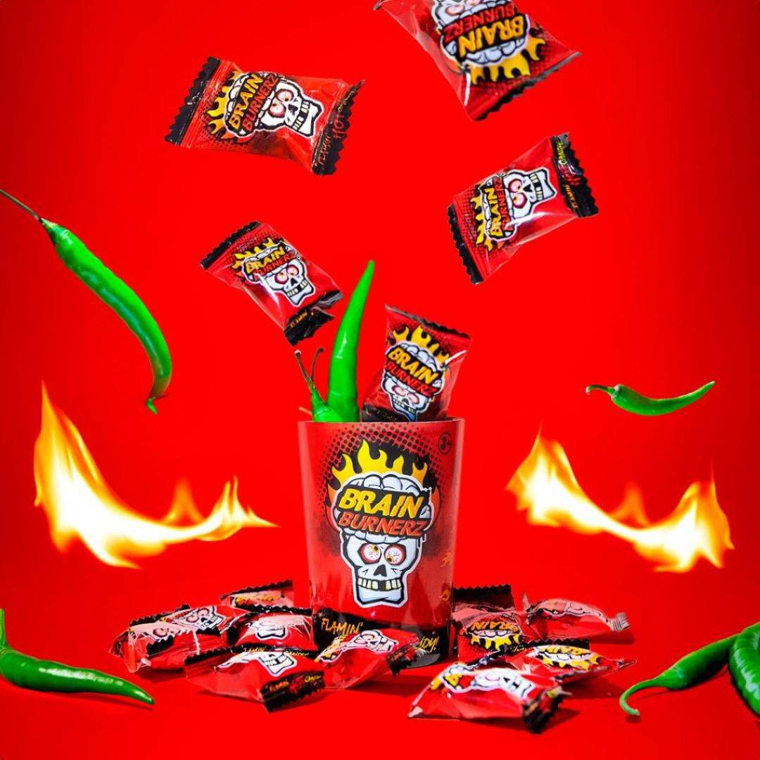 Brain Blasterz Super Flamin Hot Candy Level 5 Sour 48g CHN