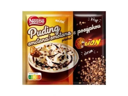 NESTLÉ PUDING SMETANA S LION POSYPKOU 59G EU