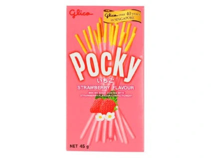 GLICO POCKY STRAWBERRY JAHODA 45G THA