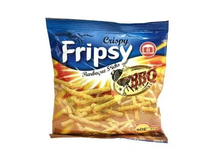 MAKS CRISPY FRIPSY BBQ STICKS 50G MKD