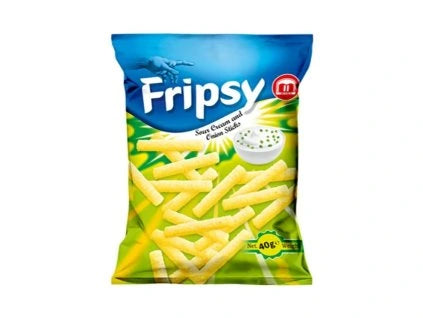 MAKS CRISPY FRIPSY STICKS JARNÍ CIBULE A SMETANA 40G MKD