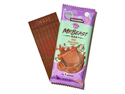 MRBEAST MILK CHOCOLATE BAR 60G USA