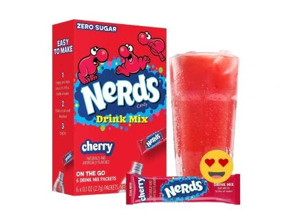 NERDS ZERO SUGAR DRINK MIX CHERRY 2,7G USA