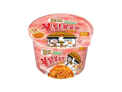 SAMYANG BULDAK RAMEN ROSE HOT CHICKEN IN A BOWL 105G KOR