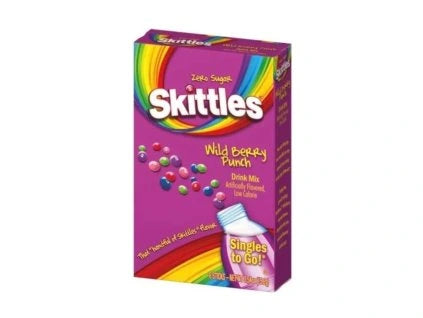 SKITTLES SINGLES TO GO WILD BERRY PUNCH 2,58G USA