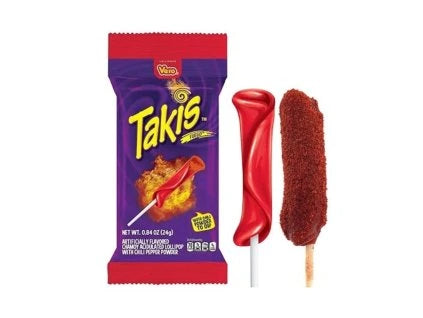 TAKIS FUEGO LÍZÁTKO S EXTRA CHILLI PRÁŠKEM 24G MEX