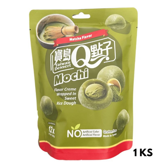 Q Brand Mochi Rýžové Koláčky Matcha 15g TWN