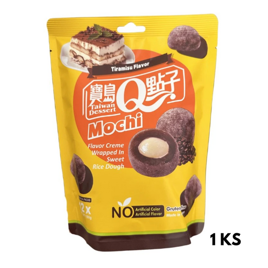 Q Brand Mochi Rýžové Koláčky Tiramisu 15g TWN