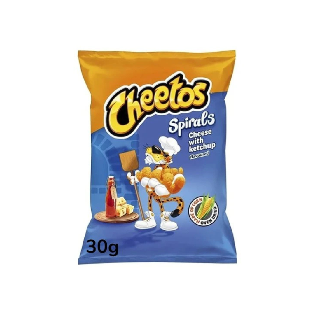 Cheetos Spirals Cheese With Ketchup 30g POL